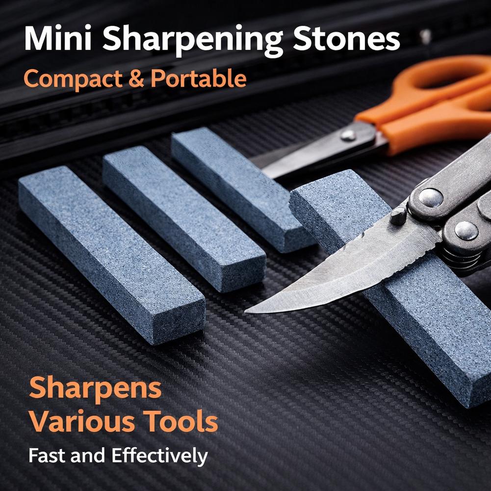 Sharpening Stone Whetstone - Mini Green Silicon Carbide Sharpening Stone,