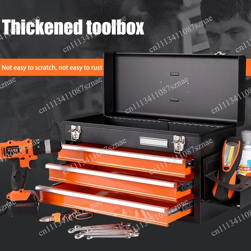 Tools Box For Workshop - Portable 4-Drawer Tool Storage Box for