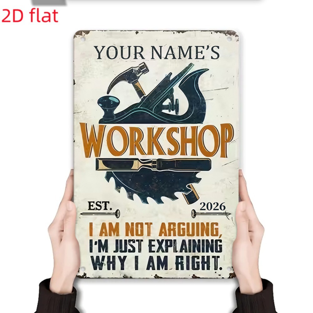 [2D Flat] 1pc Custom Name Work - đánh giá và giá Workshop Tools Name