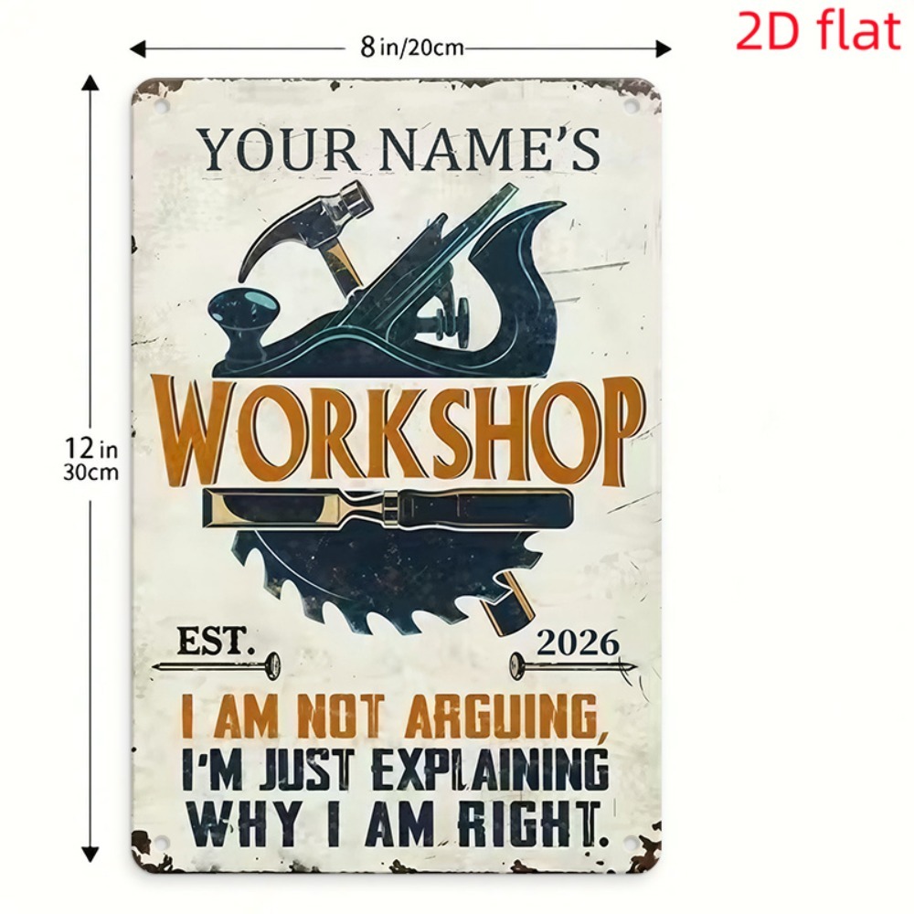 [2D Flat] 1pc Custom Name Work - đánh giá và giá Workshop Tools Name