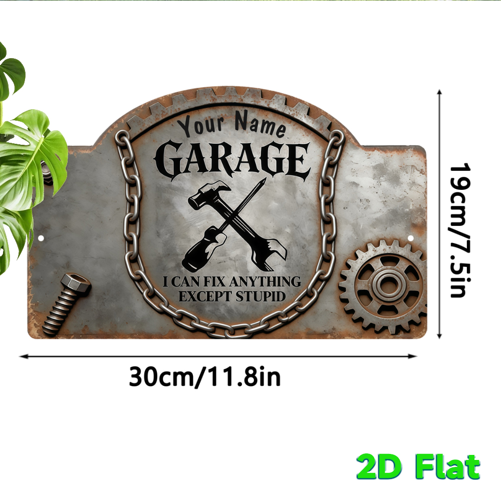 Custom Name Vintage Gear Garag - đánh giá và giá Workshop Tools Name