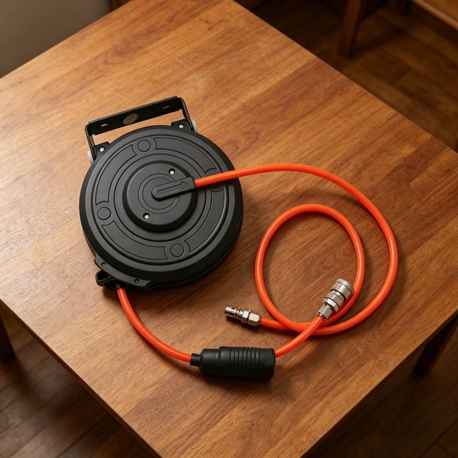 Retractable Pneumatic Air Hose - đánh giá và giá Tools Of Workshop