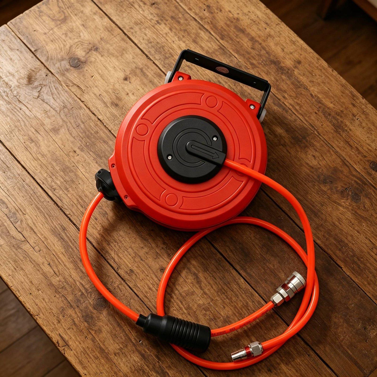 Retractable Pneumatic Air Hose - đánh giá và giá Tools Of Workshop