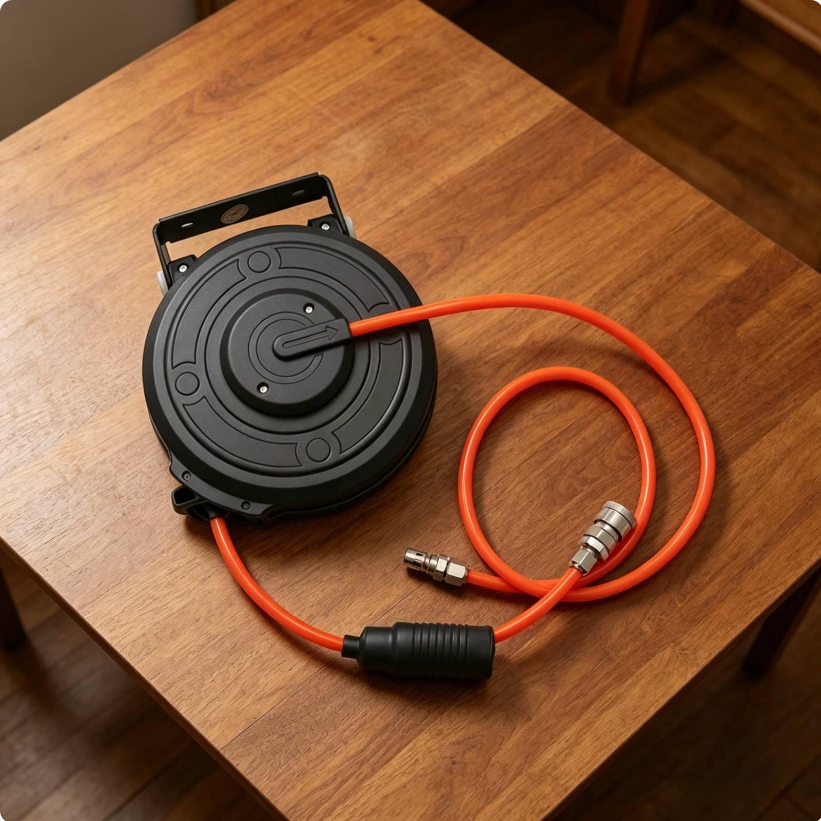 Retractable Pneumatic Air Hose - đánh giá và giá Tools Of Workshop