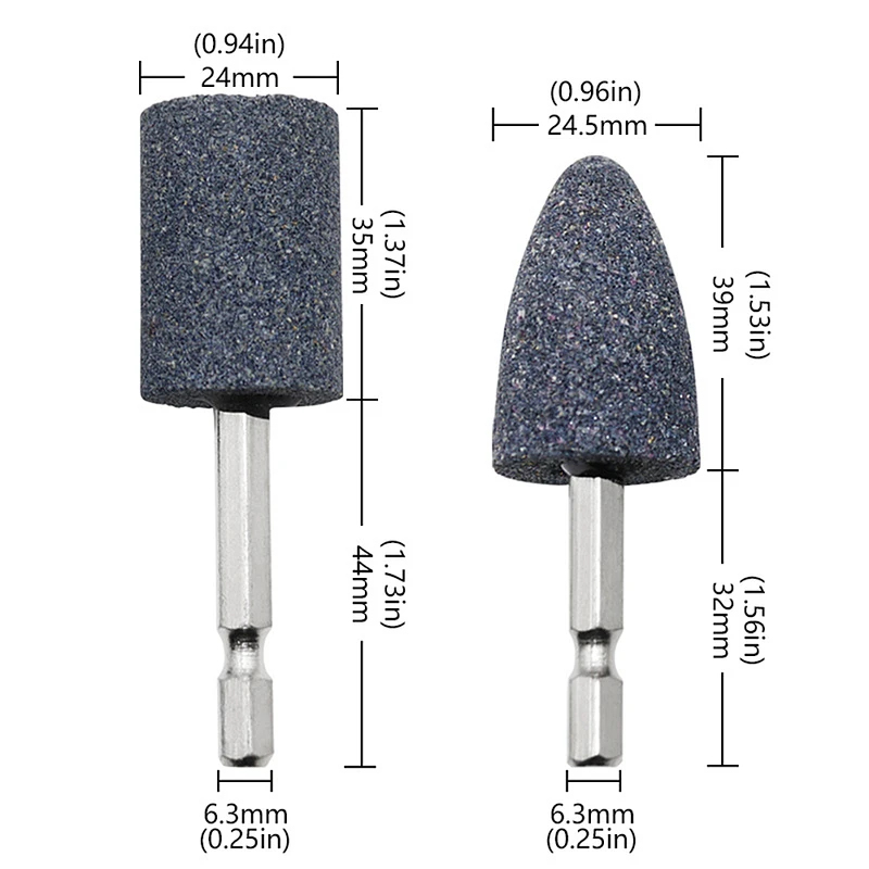 2Pcs Hexagonal Shank Grinding  - đánh giá và giá Sharpening Stone Whetstone