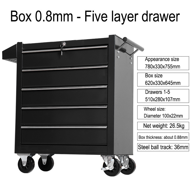 5 Drawer Storage Tool Box Trol - đánh giá và giá Workshop Tools Automotive