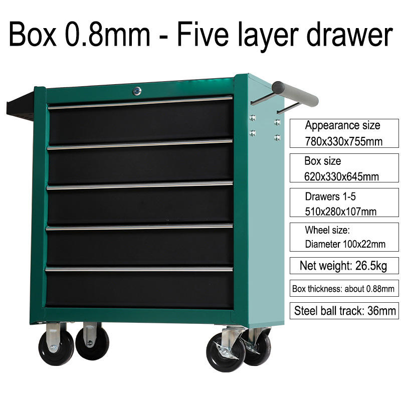 5 Drawer Storage Tool Box Trol - đánh giá và giá Workshop Tools Automotive