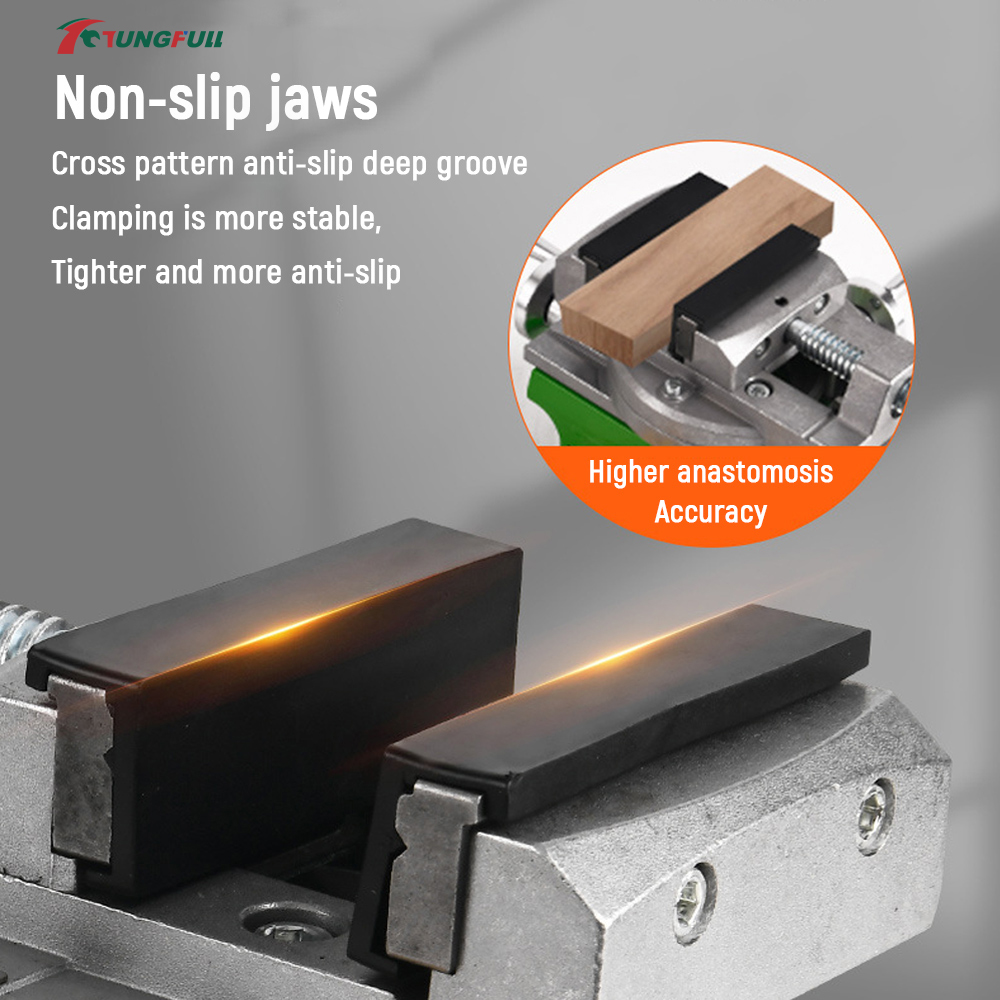 TUNGFULL Cross Slide Vise 360° - đánh giá và giá Bench Vise Swivel