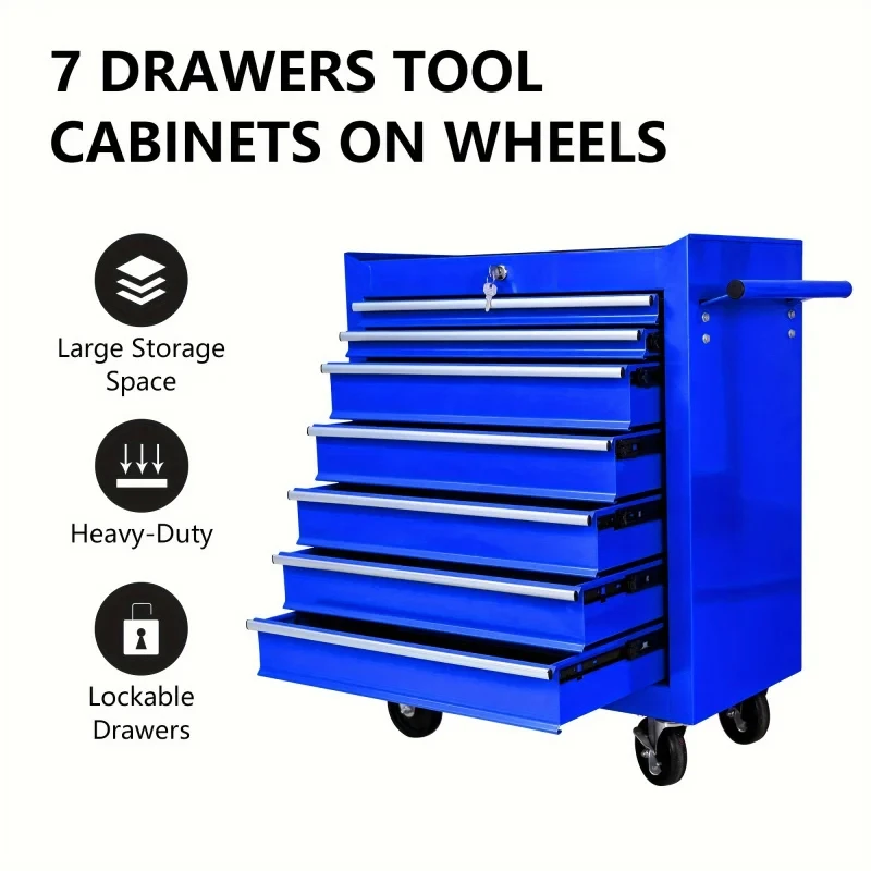 7 Drawers Blue Multifunctional - đánh giá và giá Workshop Tools Automotive