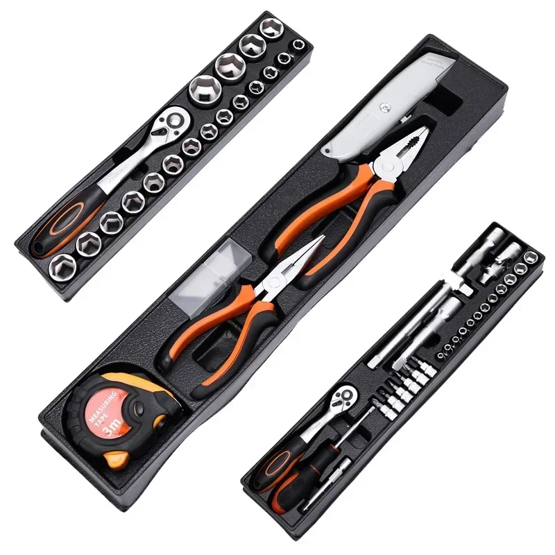 Tool Set Iron Box With 3 Drawe - đánh giá và giá Workshop Tools Price