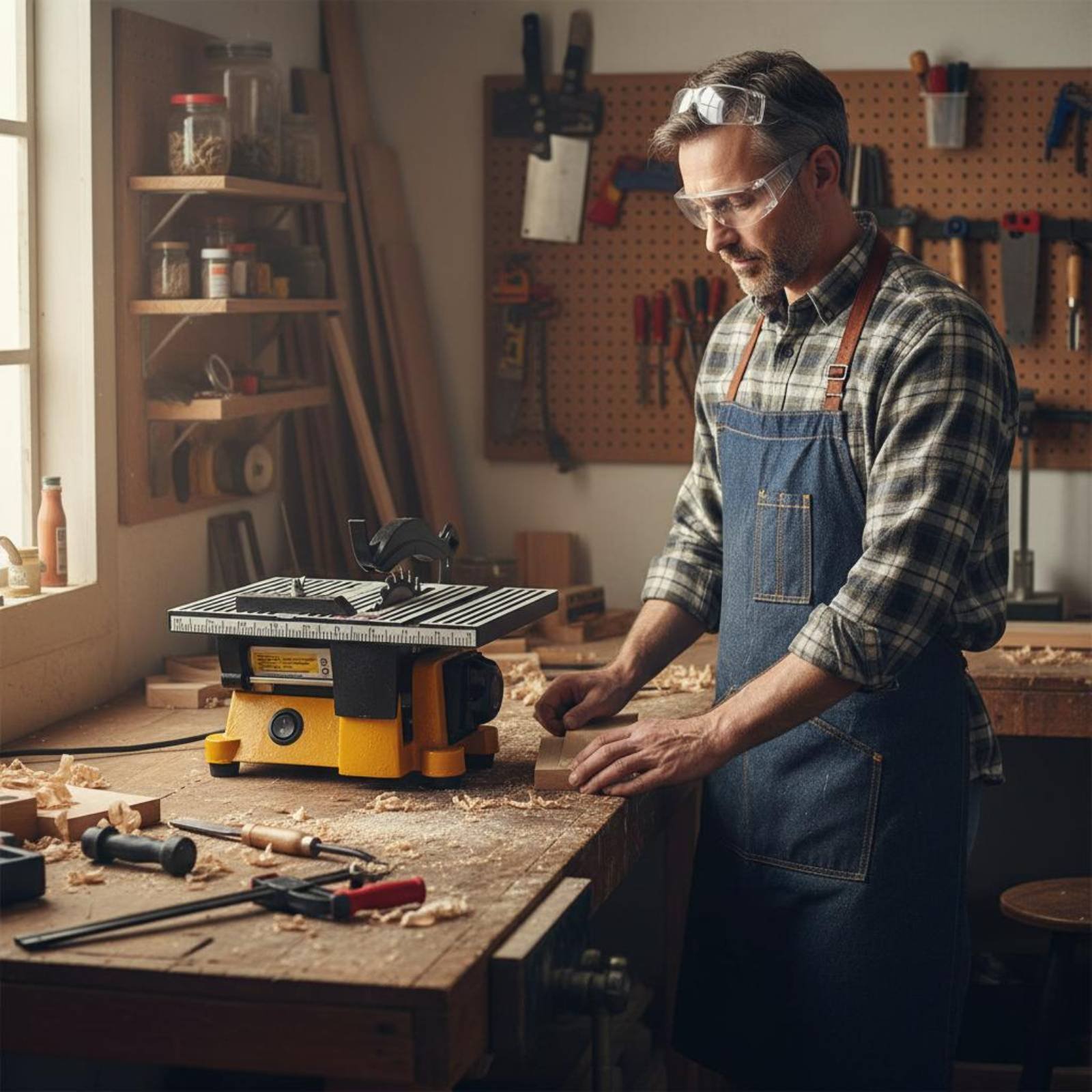 Mini Table Saw Portable Miniat - đánh giá và giá Power Tools In Workshop